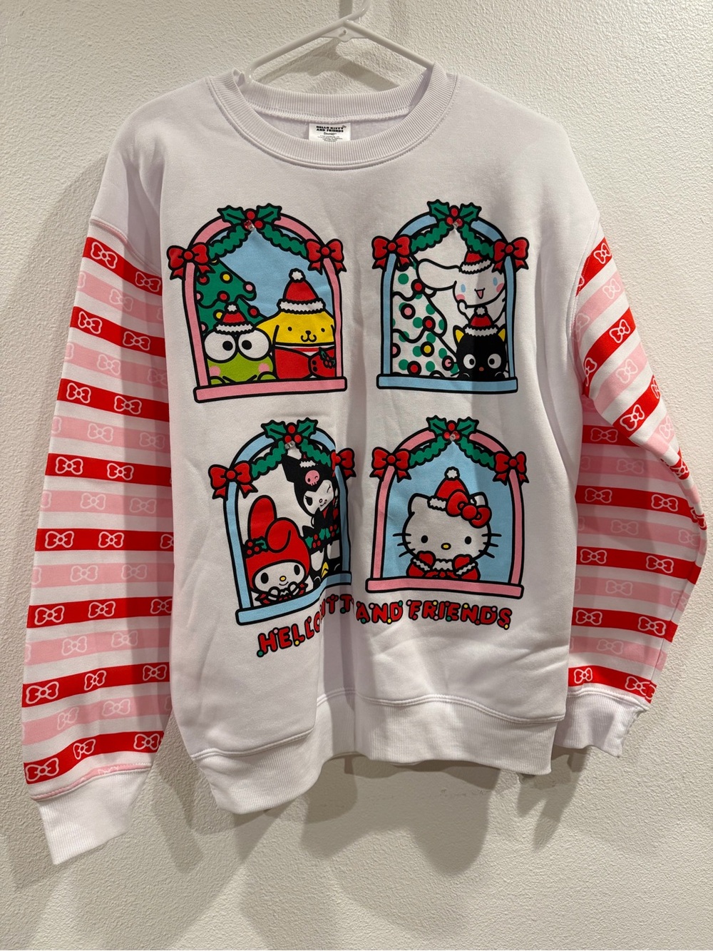 Hello Kitty & Friends Light Up Christmas Holiday Sweater- Size XS